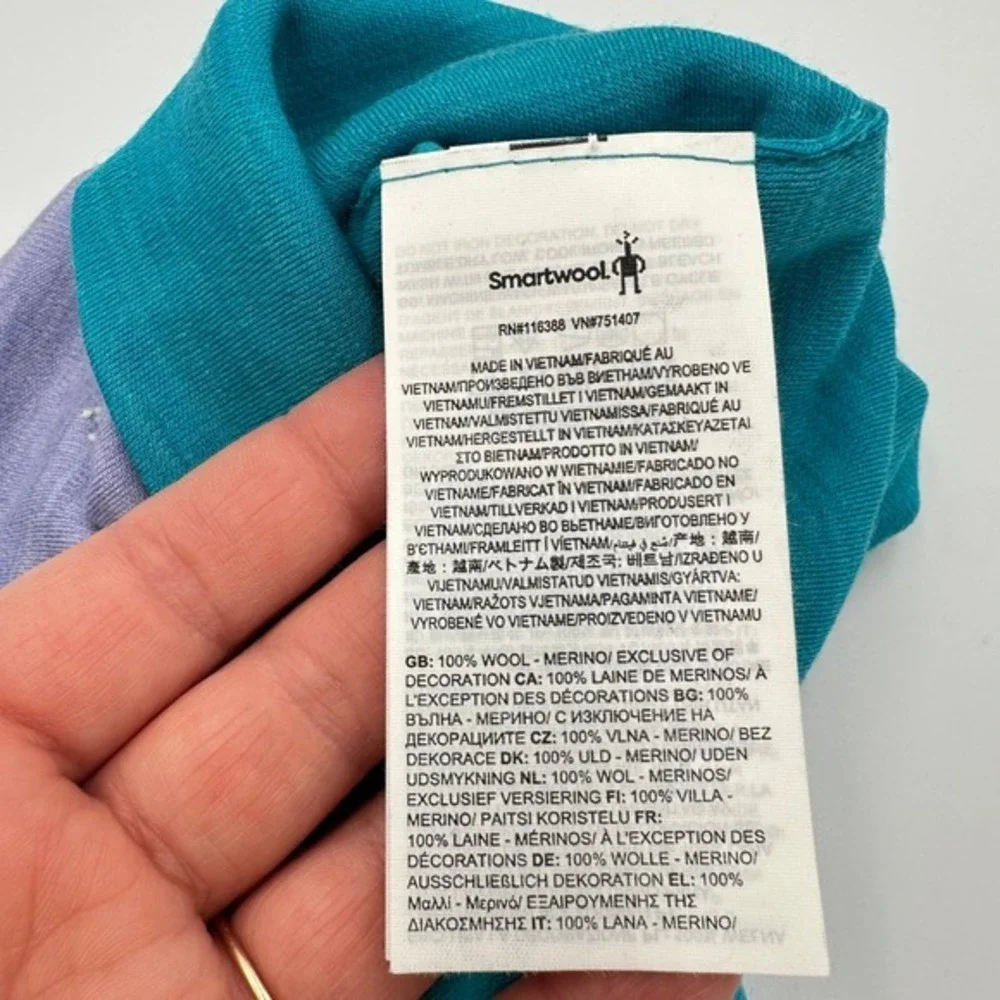 Smartwool Kids Thermal Reversible Cuffed Beanie‎ Purple Mist Heather SW018019A17